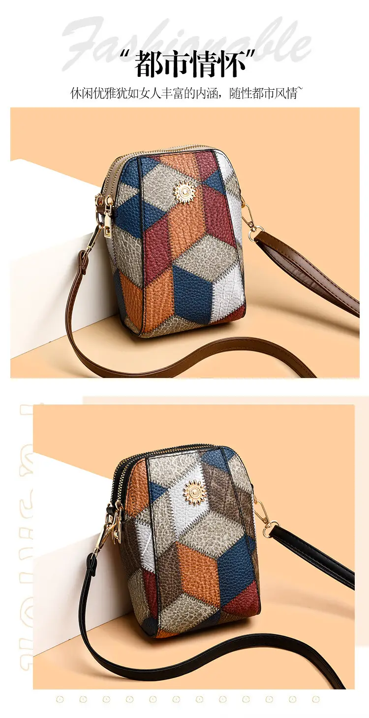 New Color-Blocked Phone Bag for Women — feature 7