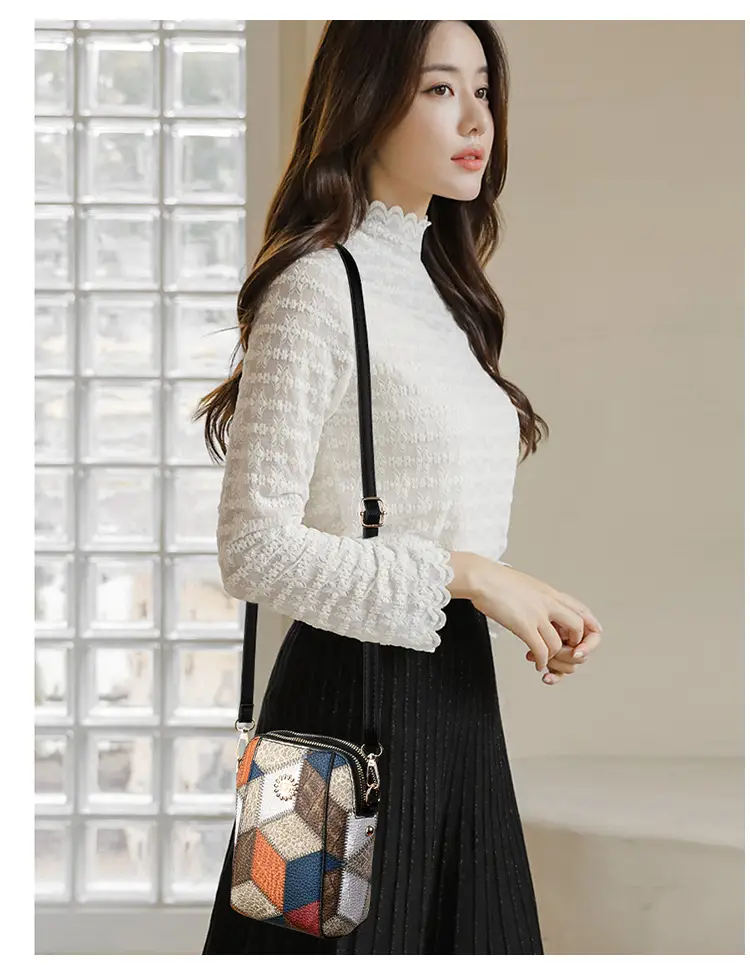 New Color-Blocked Phone Bag for Women — feature 9