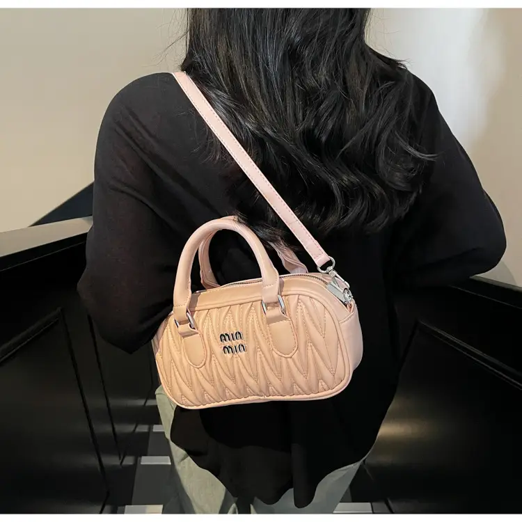 Women's Cream White Miunmi High Texture Handbag — feature 20