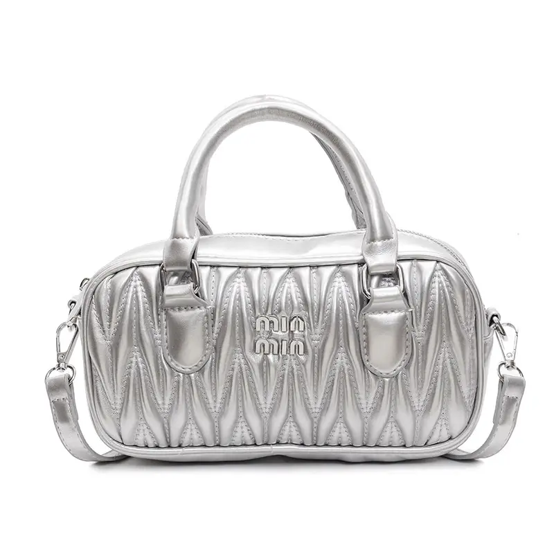 Women's Cream White Miunmi High Texture Handbag - Image 3
