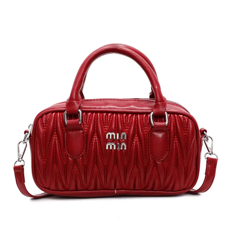 Women's Cream White Miunmi High Texture Handbag - Image 4