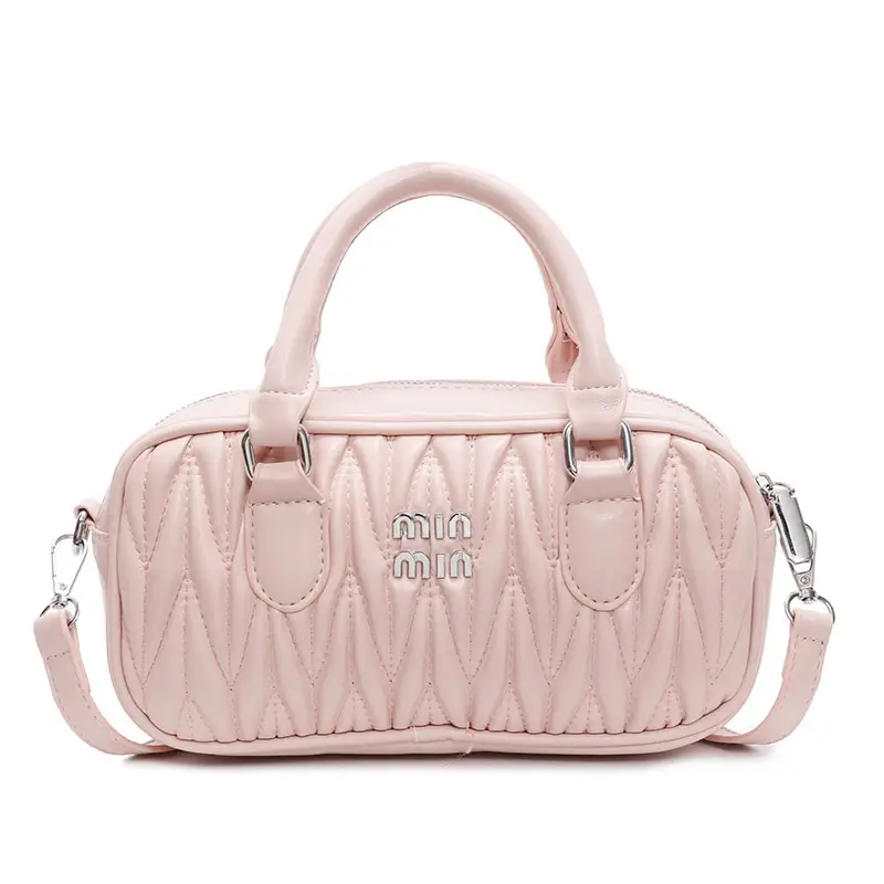Women's Cream White Miunmi High Texture Handbag - Image 5