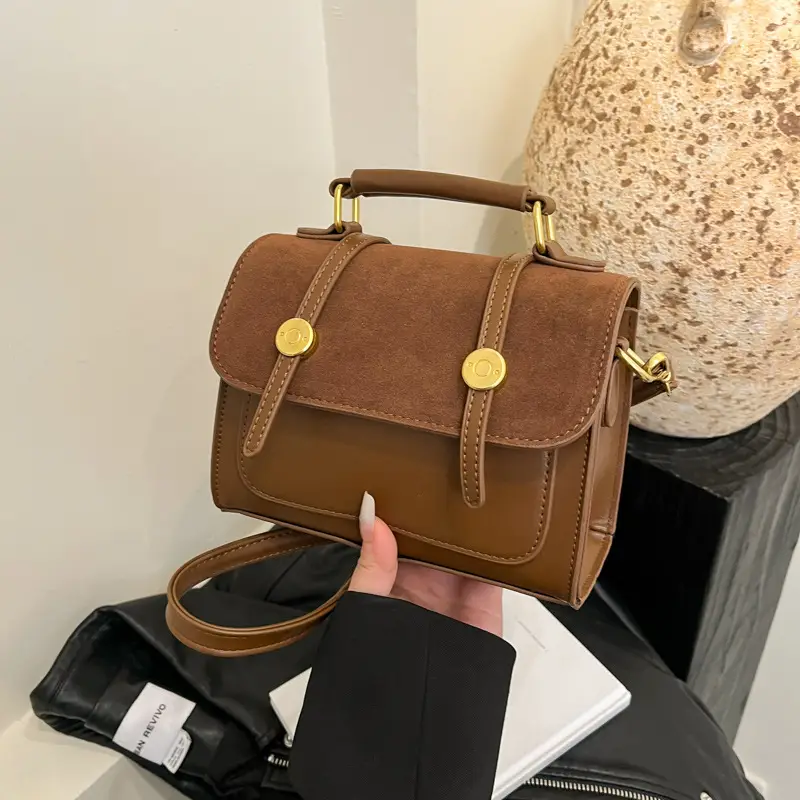Retro Crossbody Bag Women Black 2025 - Image 2