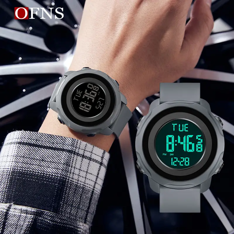 O'FANS Blue Digital Analog Sports Watch for Men Women - Image 3