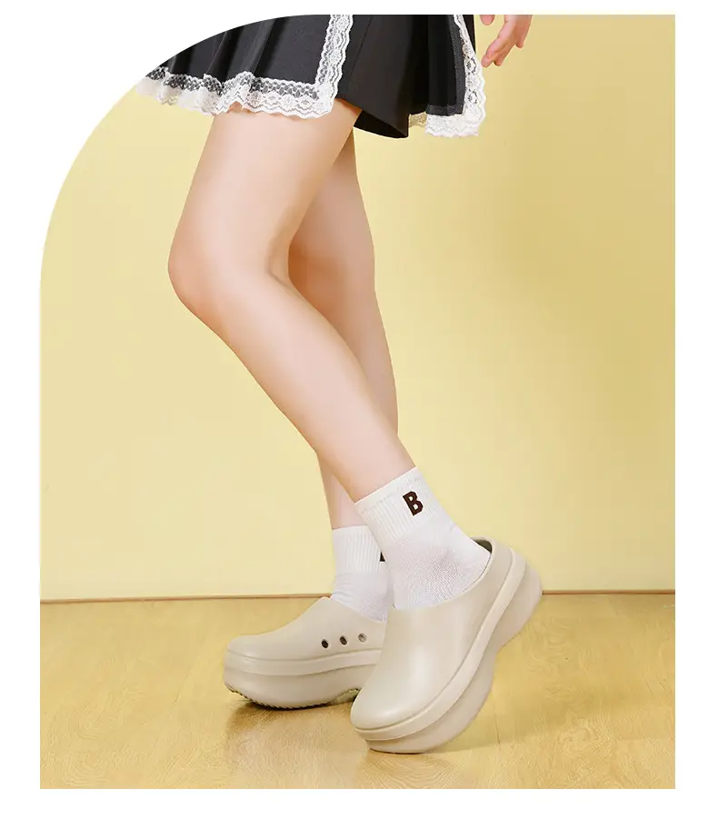 Chef Shoes Women's Outer Wear Waterproof and Oil-proof Wear-resistant Height-increasing Baotou Top EVA Kitchen Non-slip Sandals for Couples — feature 11