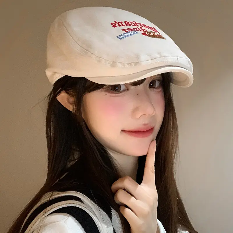 American-style Retro Embroidered Cap for Women - Image 3