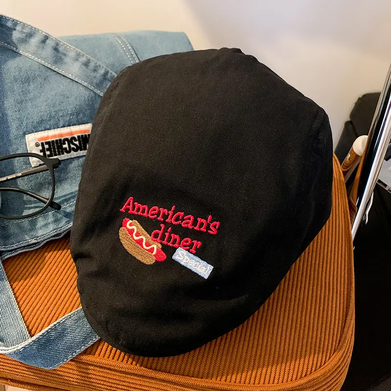 American-style Retro Embroidered Cap for Women - Image 2