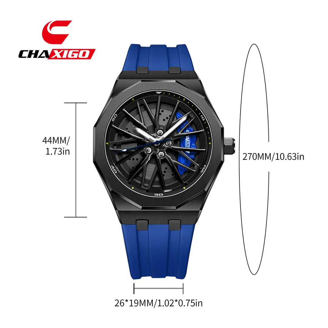 CHAXIGO new brand watch wheel turning quartz watch cross-border fashion waterproof men's watch
