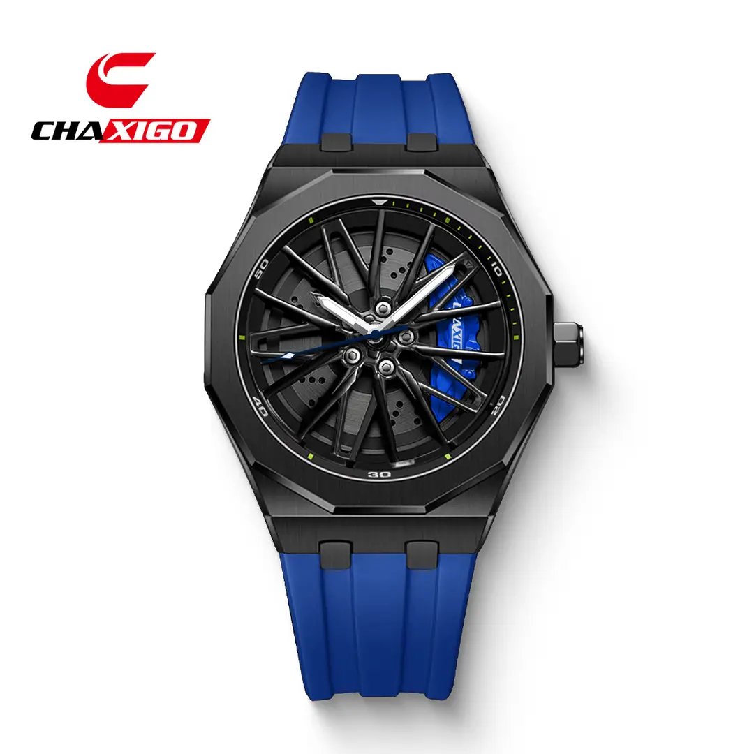 CHAXIGO new brand watch wheel turning quartz watch cross-border fashion waterproof men's watch