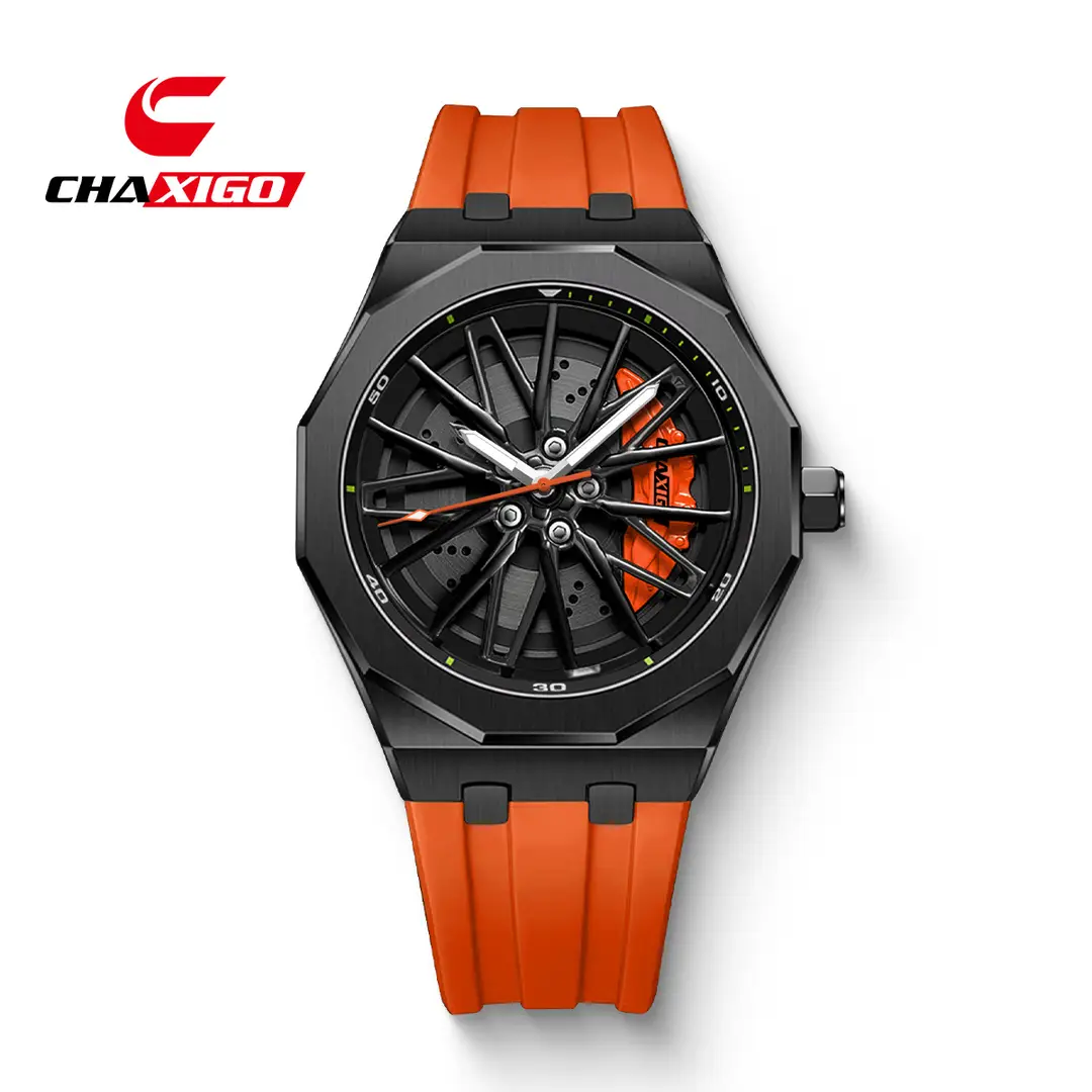 CHAXIGO new brand watch wheel turning quartz watch cross-border fashion waterproof men's watch