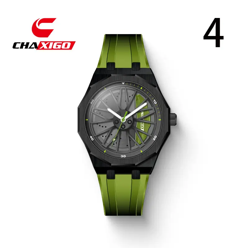CHAXIGO new brand watch wheel turning quartz watch cross-border fashion waterproof men's watch