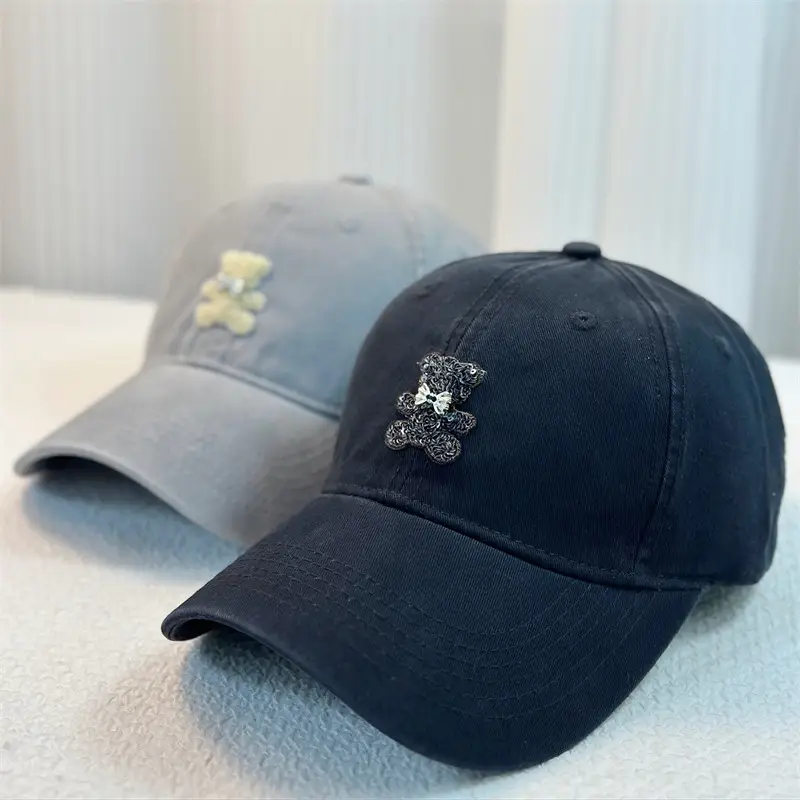 Green Floral Embroidered Baseball Cap for Men Women - Image 10