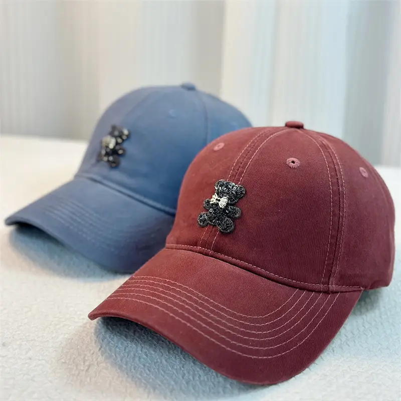 Green Floral Embroidered Baseball Cap for Men Women - Image 12