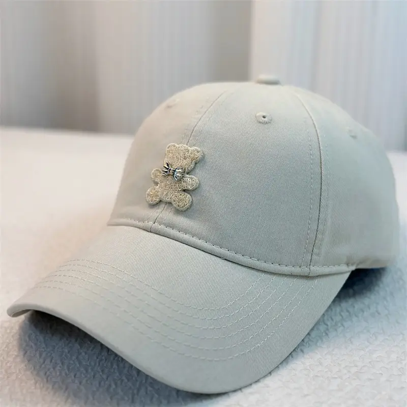 Green Floral Embroidered Baseball Cap for Men Women - Image 2