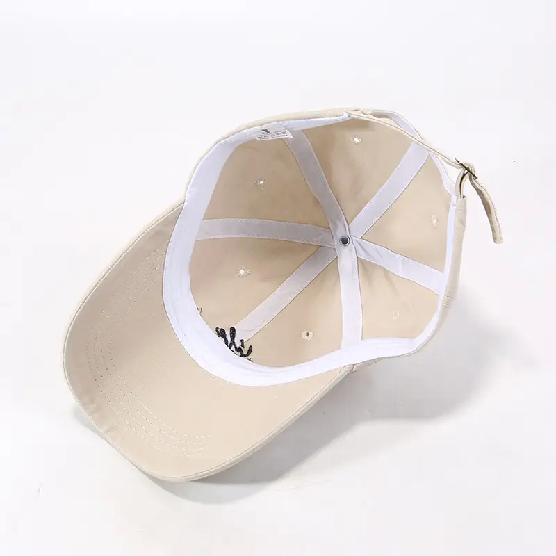 Women Korean Style Beige Baseball Cap "Longing for Better Life" - Image 8