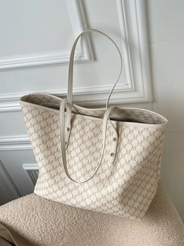 Women's Retro Cross-Border Tote Bag Brown Monogram - Image 7