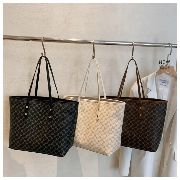 Women's Retro Cross-Border Tote Bag Brown Monogram — feature 1