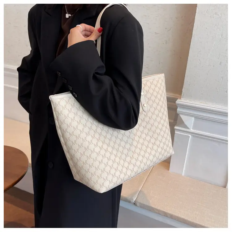 Women's Retro Cross-Border Tote Bag Brown Monogram — feature 15