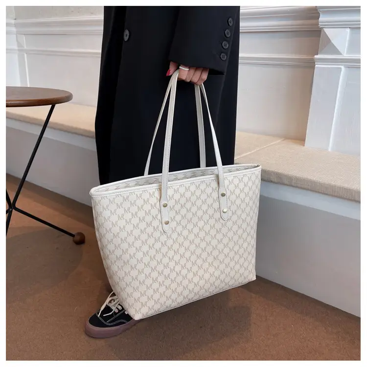 Women's Retro Cross-Border Tote Bag Brown Monogram — feature 18