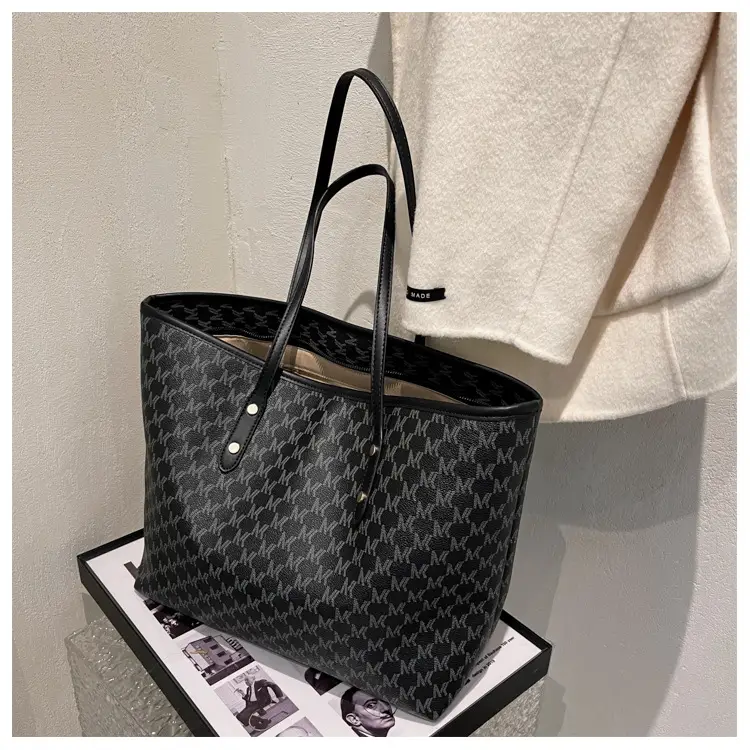 Women's Retro Cross-Border Tote Bag Brown Monogram — feature 22