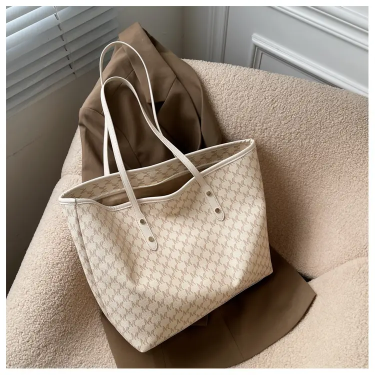 Women's Retro Cross-Border Tote Bag Brown Monogram — feature 26