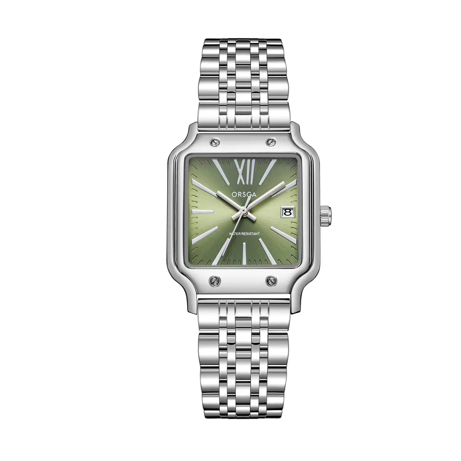 Women Square Watch Brown Leather Quartz Analog - Image 6