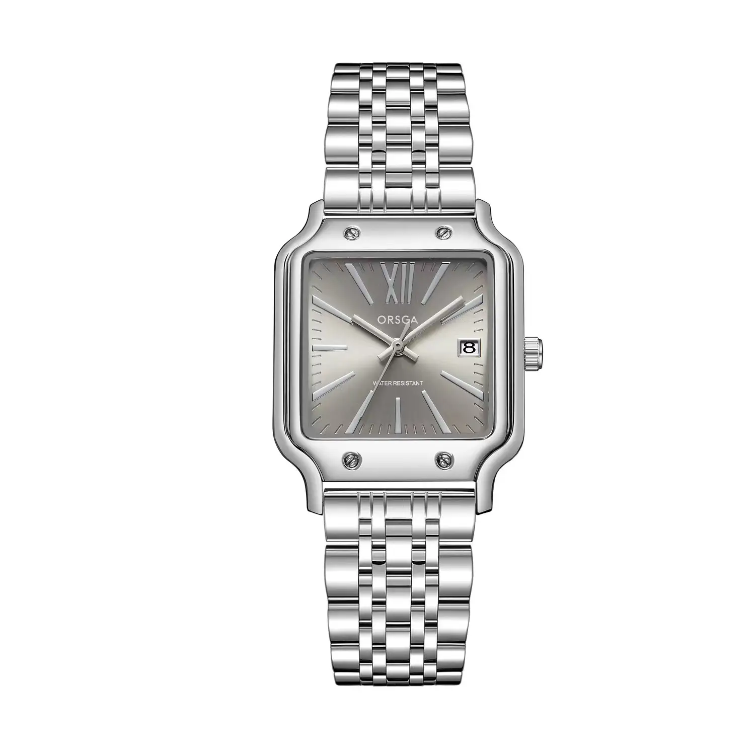 Women Square Watch Brown Leather Quartz Analog - Image 7
