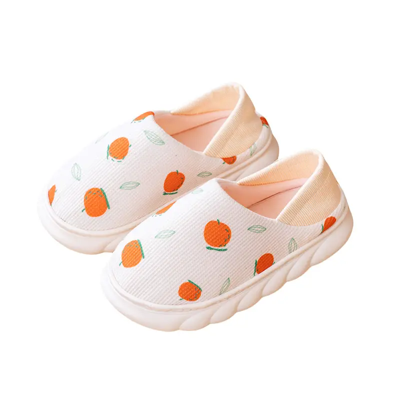 25 years of spring and summer new moon shoes Korean version of thick-soled plus size non-slip breathable pregnant women's postpartum indoor bag heel cotton slippers