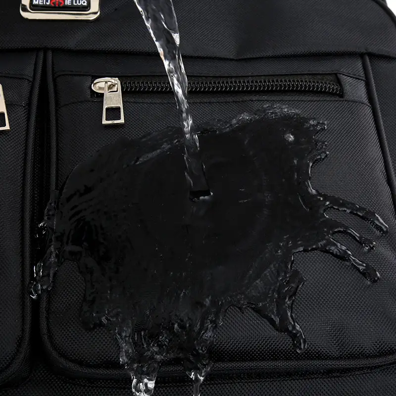 Men's Waterproof Oxford Shoulder Bag with Print Logo - Image 7