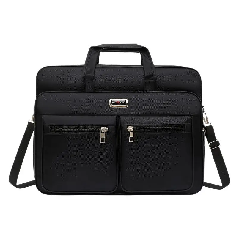 Men's Waterproof Oxford Shoulder Bag with Print Logo - Image 9