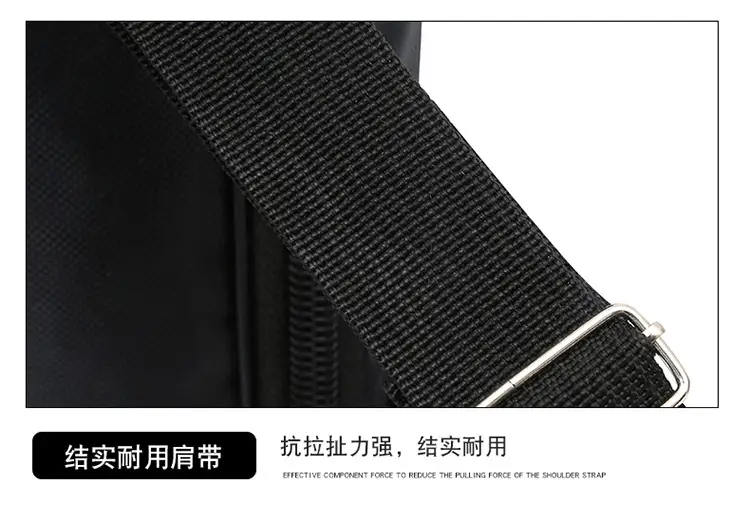 Men's Waterproof Oxford Shoulder Bag with Print Logo — feature 14