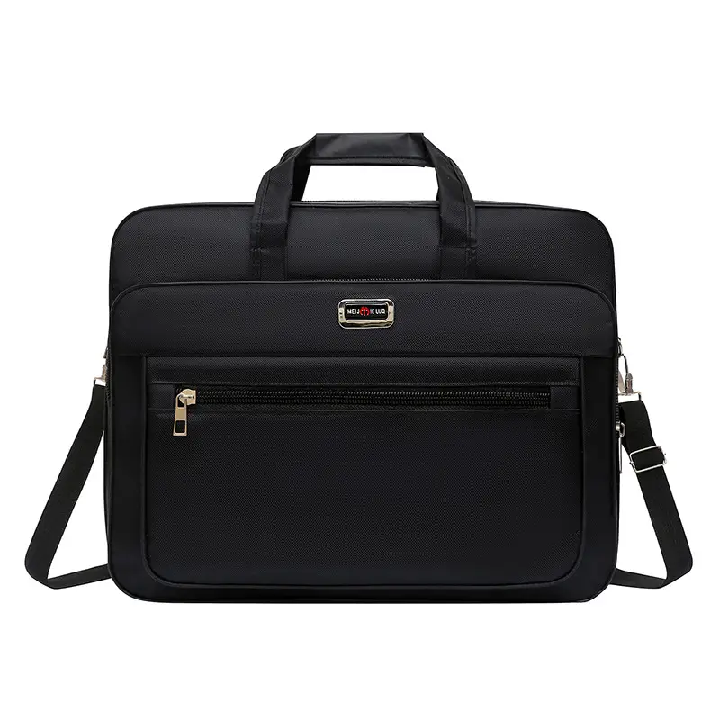 Men's Waterproof Oxford Shoulder Bag with Print Logo - Image 2