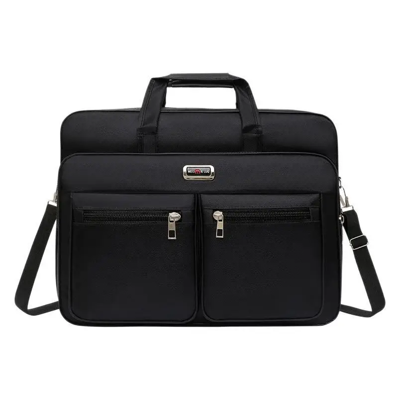 Men's Waterproof Oxford Shoulder Bag with Print Logo - Image 4