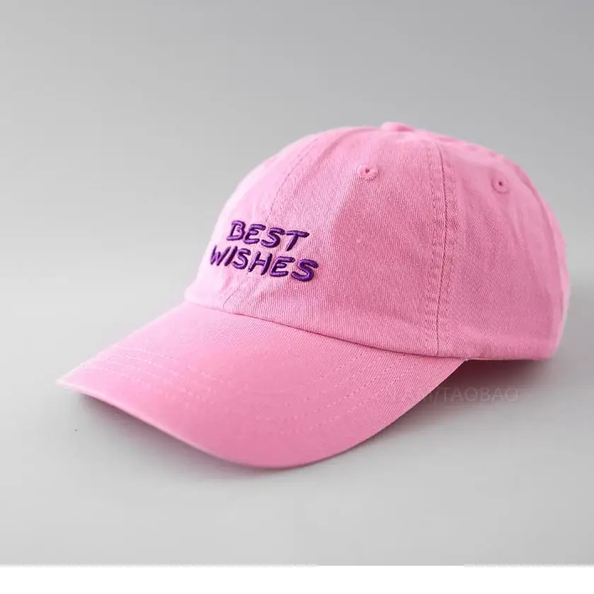 Pink "Best Wishes" Baseball Cap for Women - Image 7