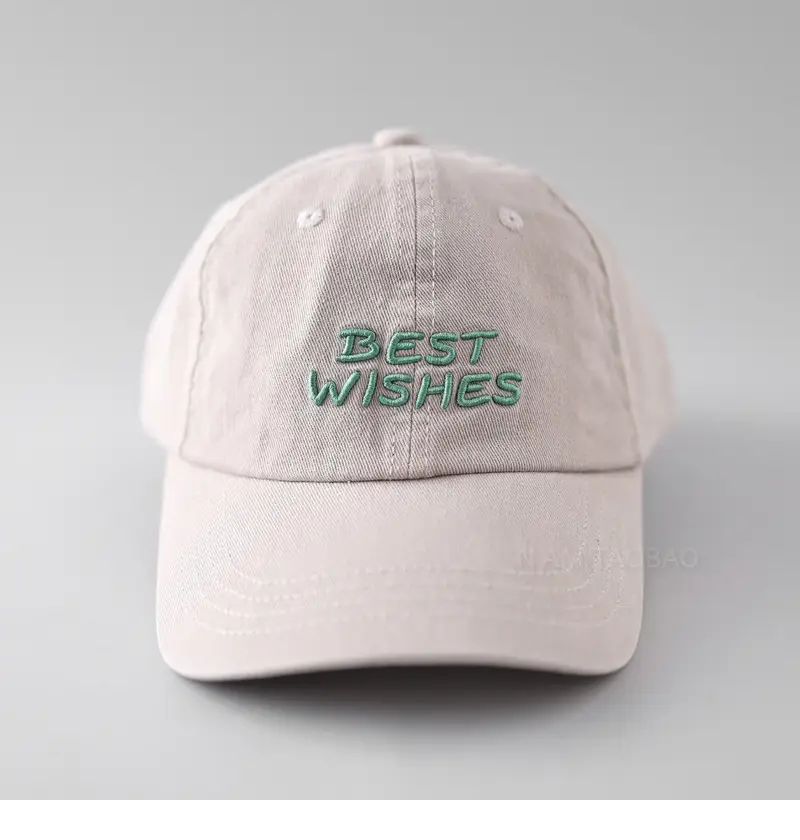 Pink "Best Wishes" Baseball Cap for Women — feature 6