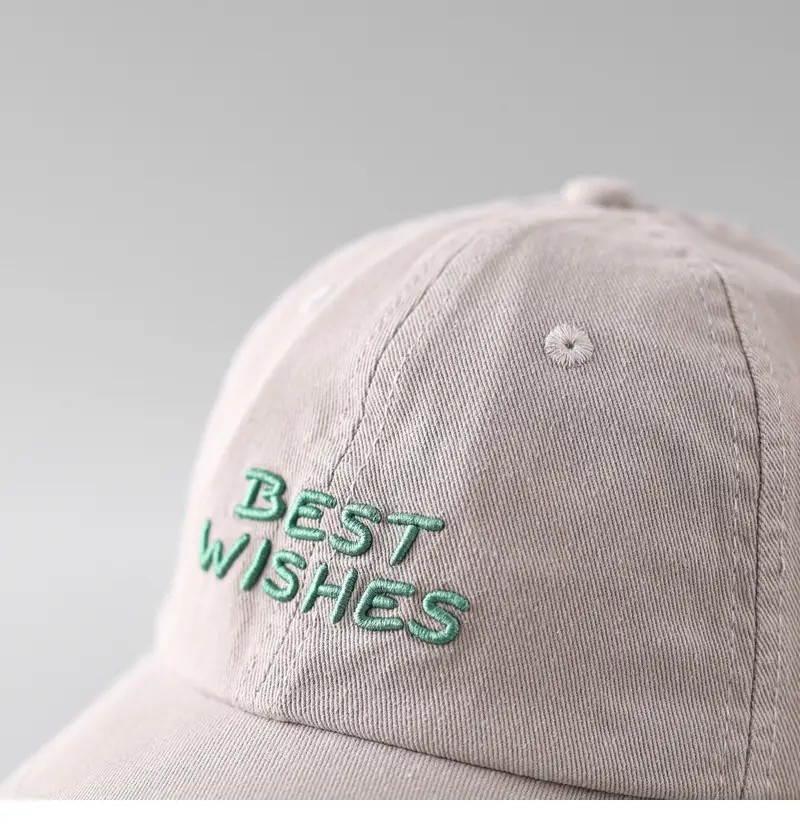 Pink "Best Wishes" Baseball Cap for Women — feature 7