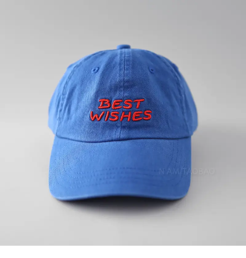 Pink "Best Wishes" Baseball Cap for Women — feature 9