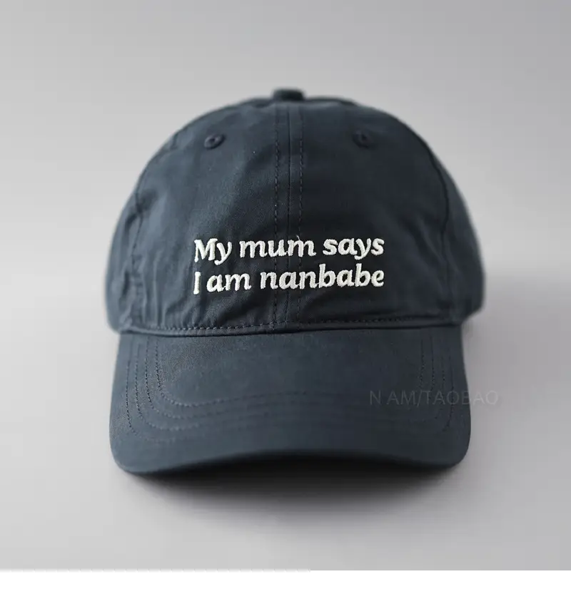 Men Embroidered Nanabe Cap Dark Blue — feature 12