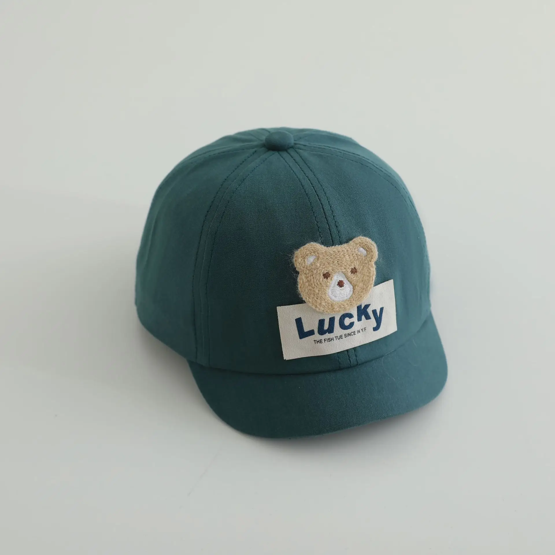 Black Bear Embroidered Lucky Cap for Baby — feature 11