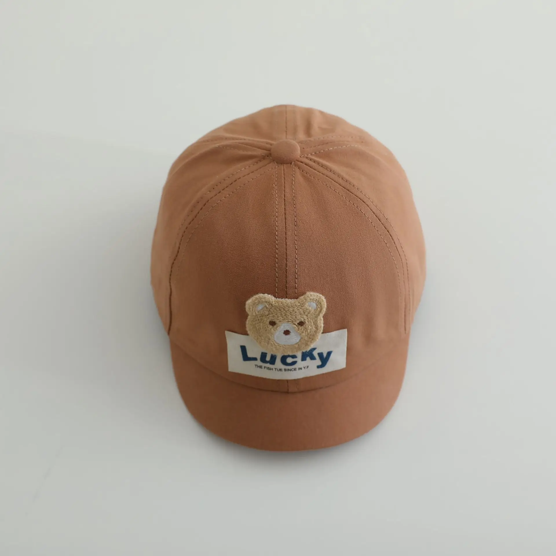 Black Bear Embroidered Lucky Cap for Baby — feature 13
