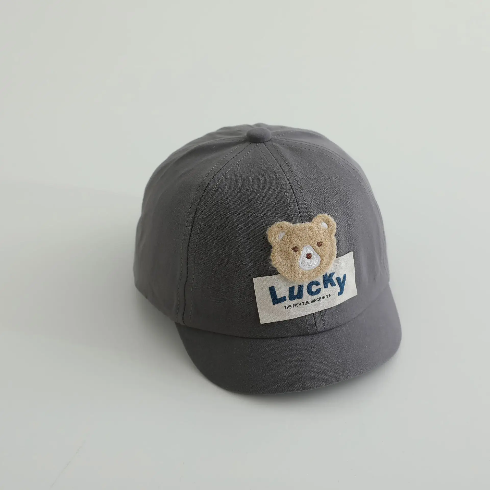 Black Bear Embroidered Lucky Cap for Baby — feature 9