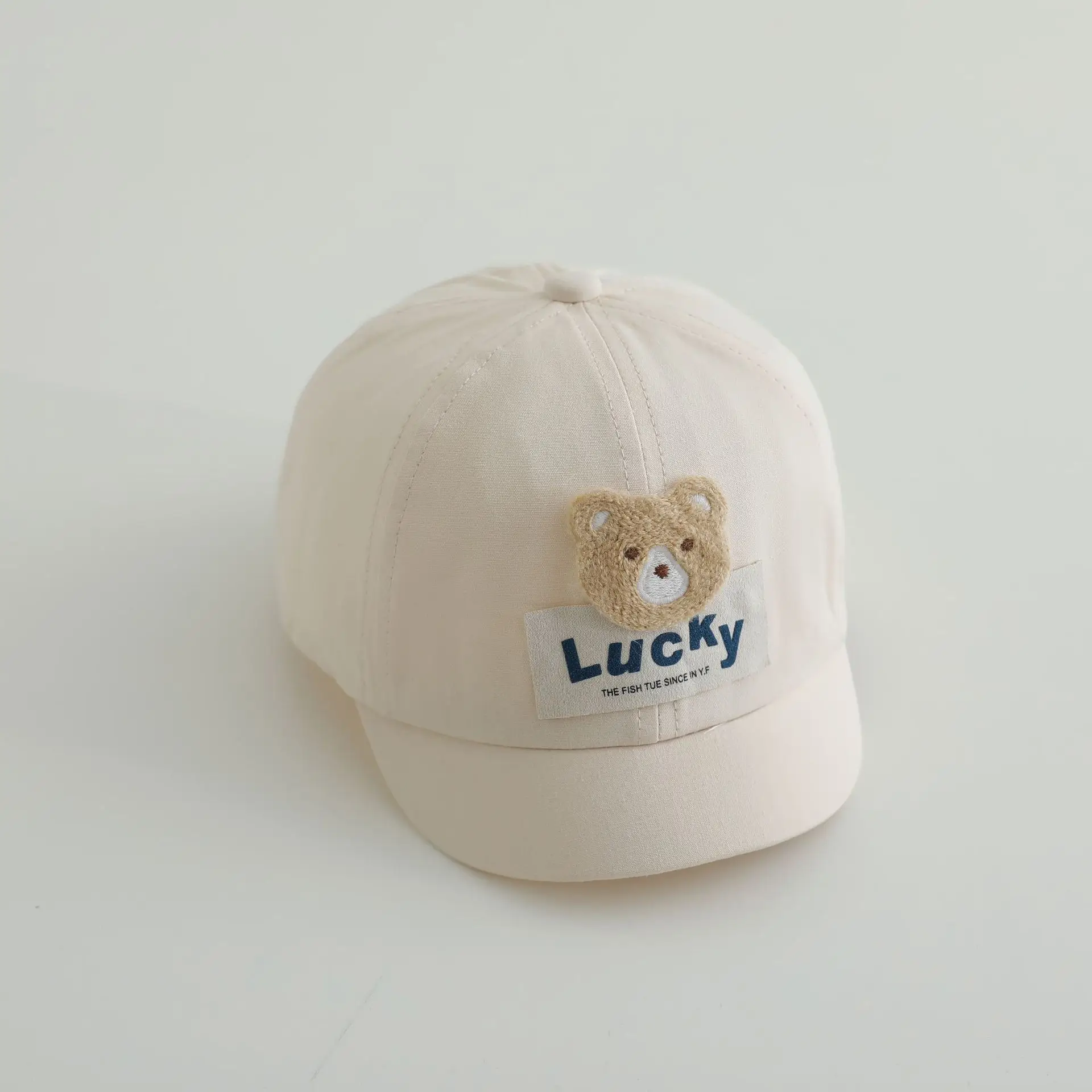 Black Bear Embroidered Lucky Cap for Baby - Image 5