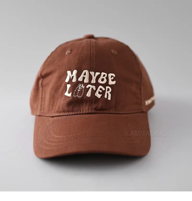 Mayoester Brown Baseball Cap for Men Women Spring Summer — feature 7
