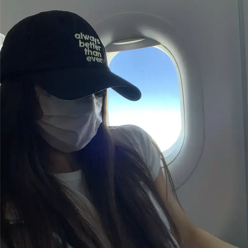 2025 Korean Style Letter Embroidered Duck Cap for Women - Image 7