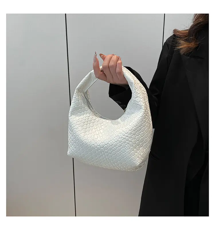 Maroon Woven Women's Shoulder Bag 2025 Casual Commuter — feature 12