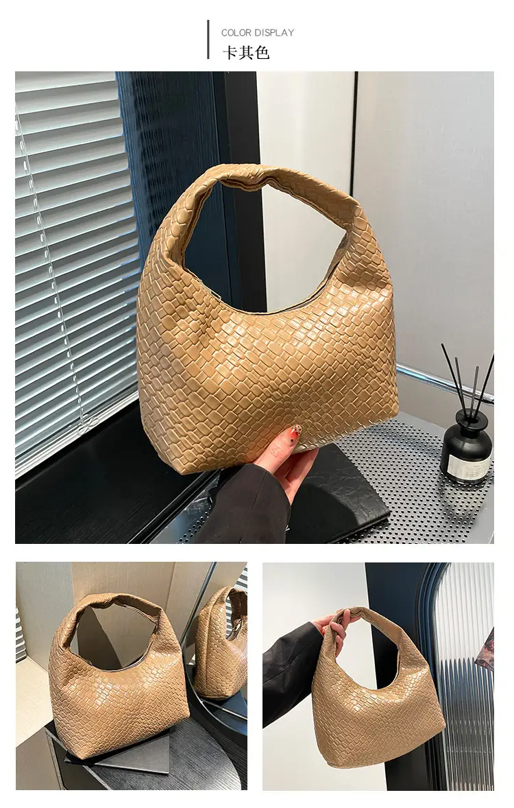 Maroon Woven Women's Shoulder Bag 2025 Casual Commuter — feature 18