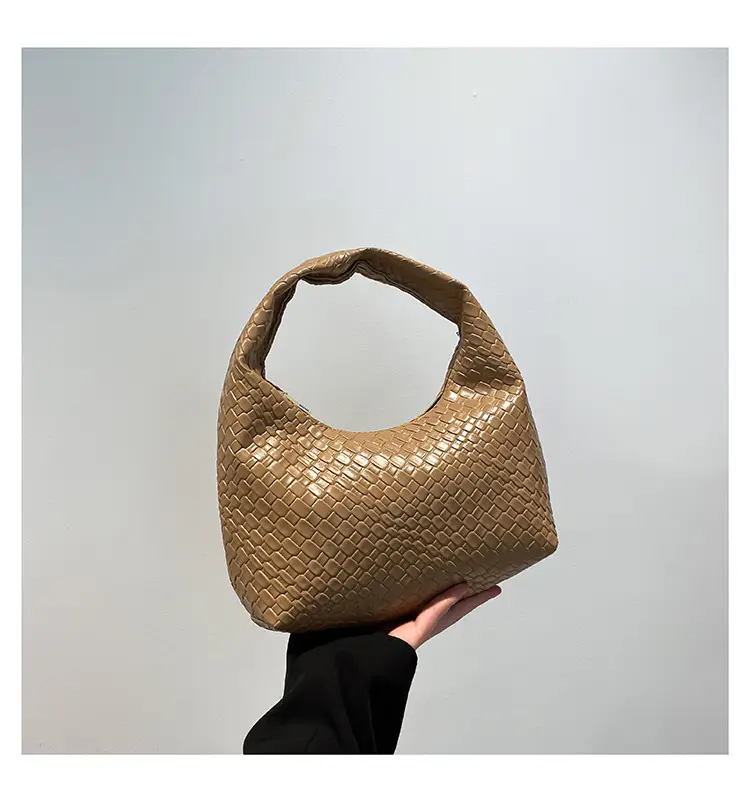 Maroon Woven Women's Shoulder Bag 2025 Casual Commuter — feature 21