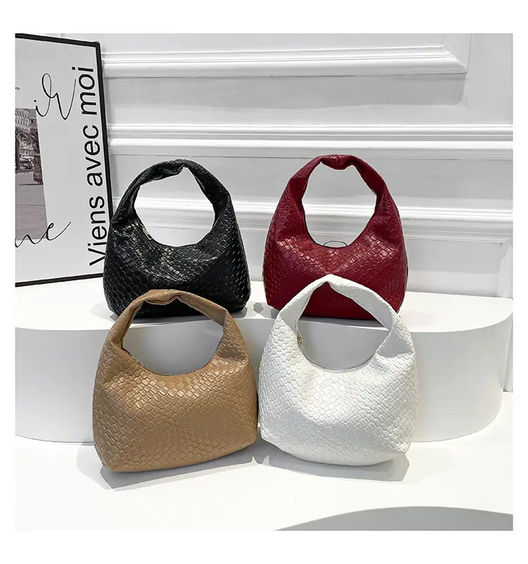 Maroon Woven Women's Shoulder Bag 2025 Casual Commuter — feature 27