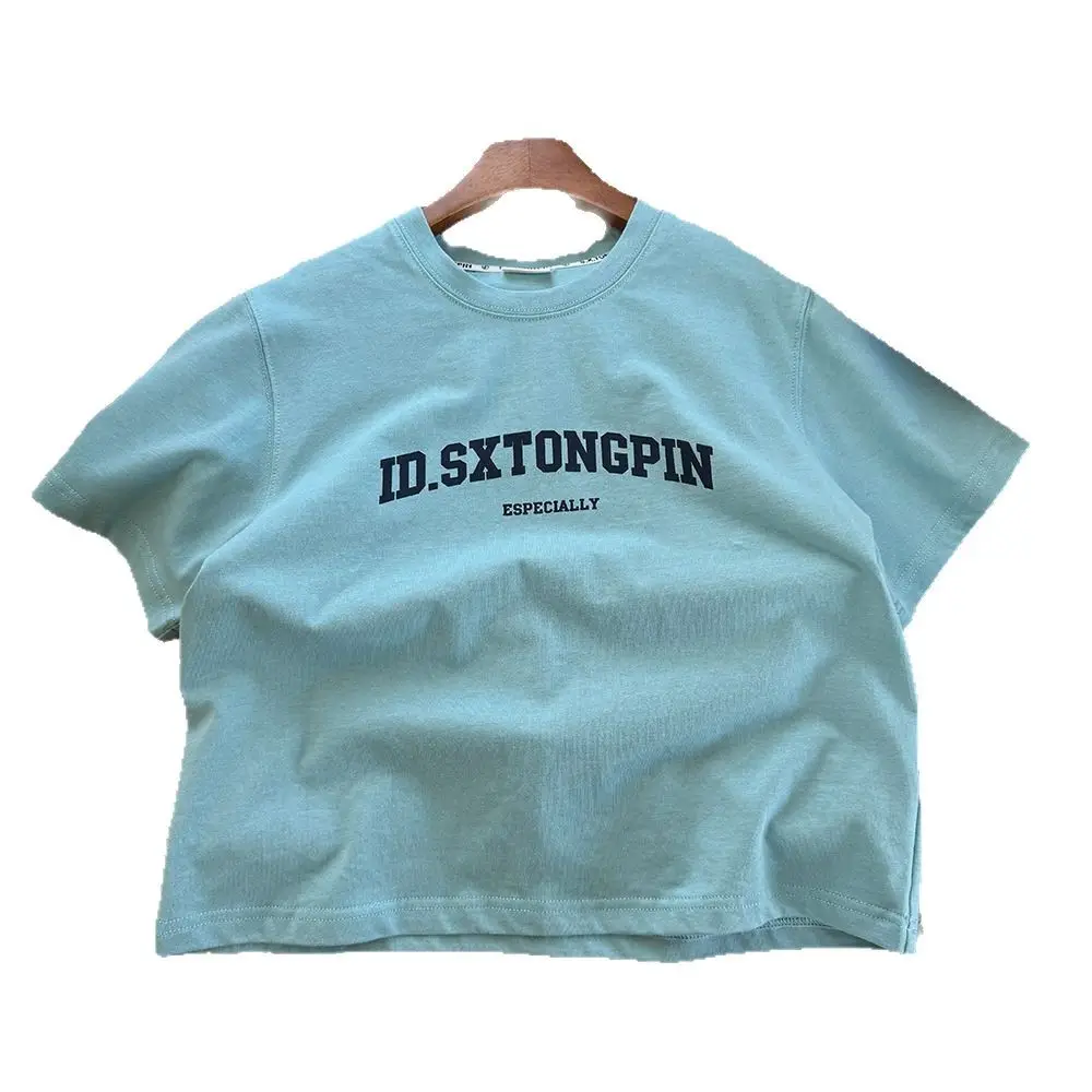 Kids Blue ID.SX Tongpin T-Shirt 2025 Spring