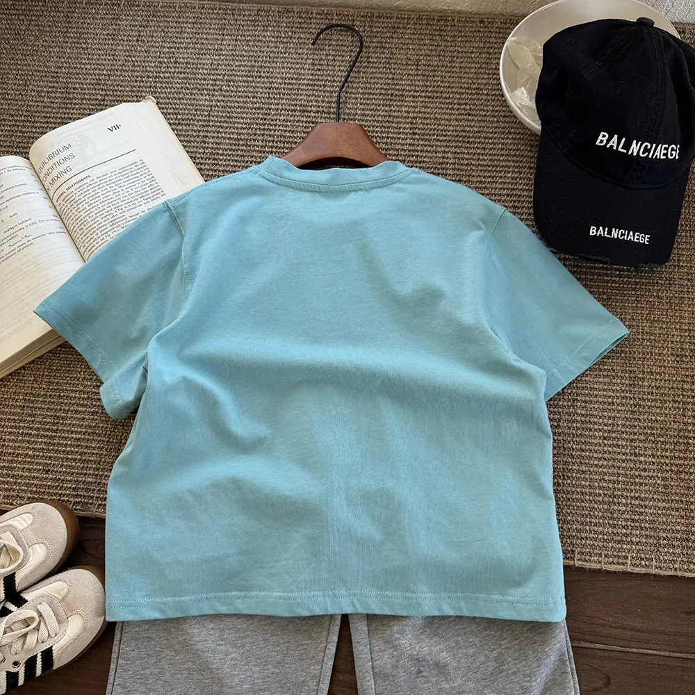 Kids Blue ID.SX Tongpin T-Shirt 2025 Spring — feature 7
